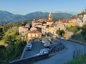 typical tuscan hilltop village